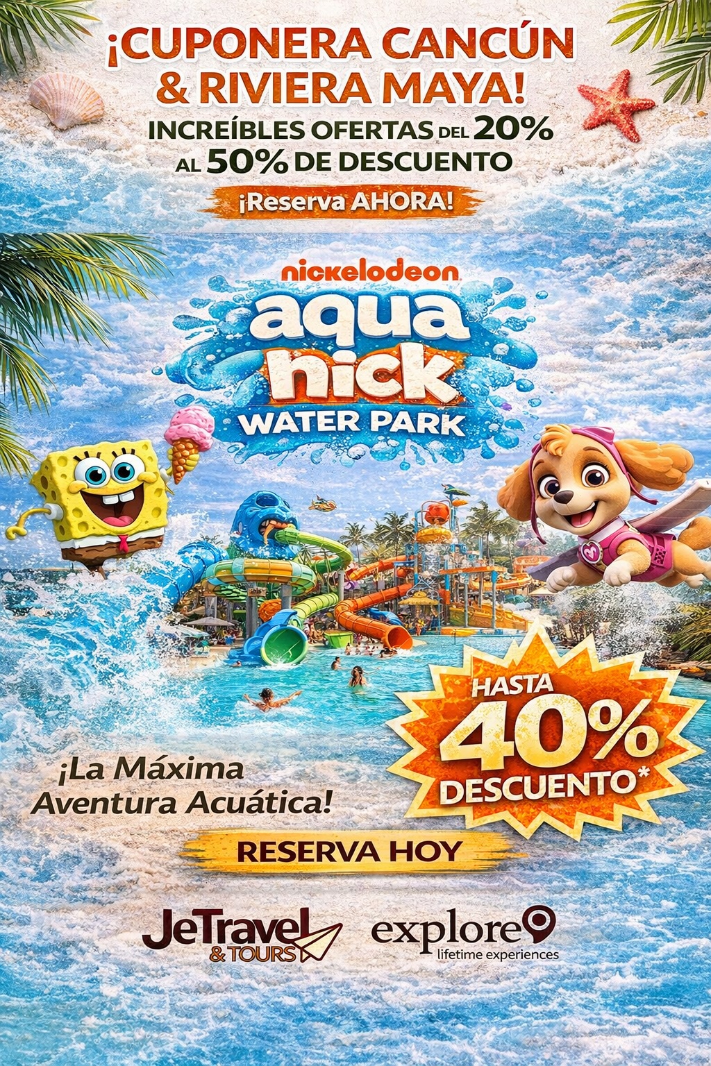 🇪🇸 Precios con descuentos del 10% al 60%, sujetos a disponibilidad, clima y operación del proveedor. Es obligatorio reservar previamente vía Call Center, WhatsApp o en línea y realizar el pago para garantizar el espacio. Preséntate puntualmente en el punto de salida y sigue las instrucciones. Explore, Nextination y Xiiktec.com actúan como facilitadores y no son responsables de la operación del servicio. Uso: Activa tu cupón, sigue las instrucciones y reserva con nosotros: 📞 +52 1 998 189 5247 / +52 1 998 109 7321 / +52 1 998 195 6790
🇺🇸Discounts from 10% to 60%, subject to availability, weather, and provider operation. Advance reservation via Call Center, WhatsApp, or online and payment are required. Arrive on time and follow instructions. Explore, Nextination, and Xiiktec.com act as facilitators and are not responsible for service execution. Use: Activate your coupon, follow instructions, and book with us: +52 1 998 189 5247 / +52 1 998 109 7321 / +52 1 998 195 6790