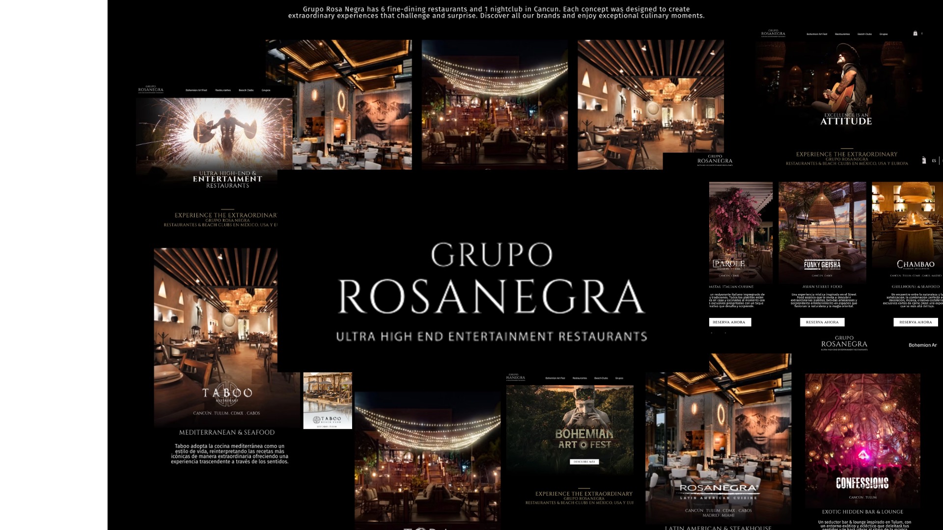 GRUPO ROSANEGRA – EXCLUSIVE 10% OFF EXPERIENCE

Step into a world of elevated dining with Grupo Rosa Negra.
This exclusive coupon grants you 10% off your total bill across all our iconic concepts: Rosa Negra, Taboo, Tora, Chambao, and more.

Immerse yourself in extraordinary culinary experiences where every detail — from ambiance to flavor — is crafted to captivate your senses and create unforgettable moments.

This privilege transforms every visit into a more rewarding experience, blending fine dining, entertainment, and luxury in one place.

✨ Experience more. Pay less. Live the Rosa Negra lifestyle.